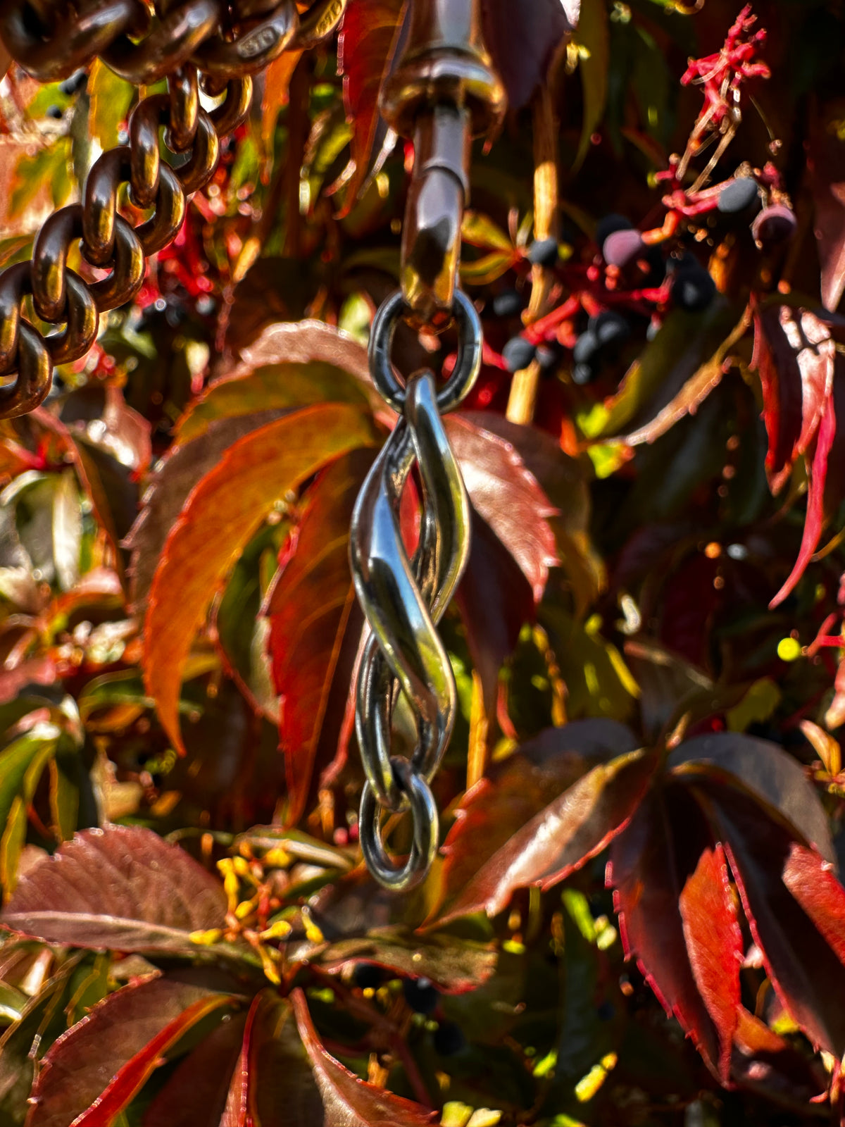 Sterling Silver twist extender- no clasps