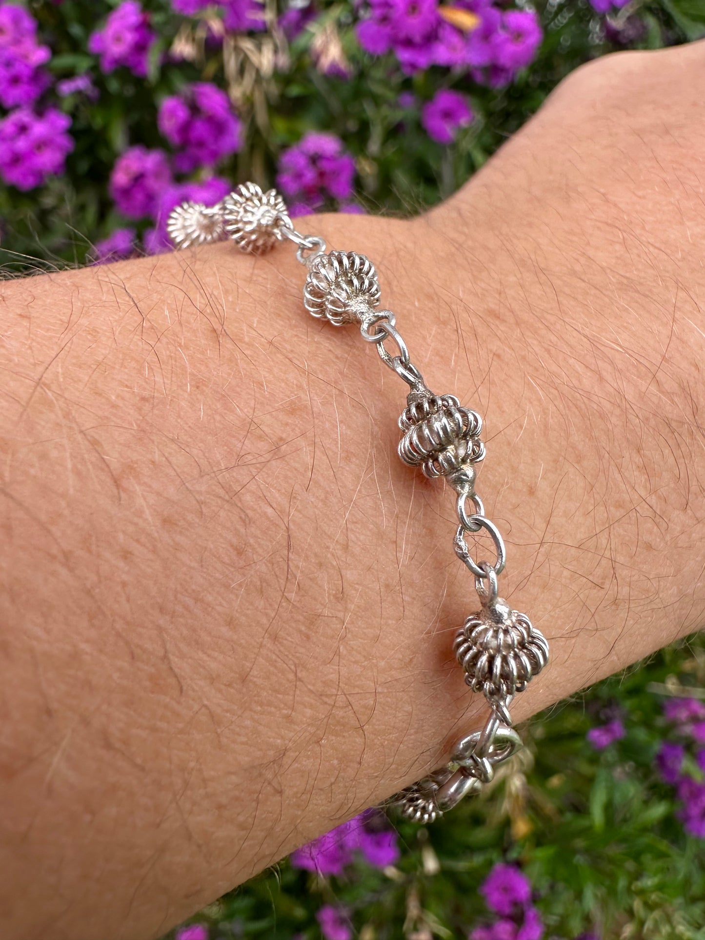 Sterling silver Bauble Link bracelet