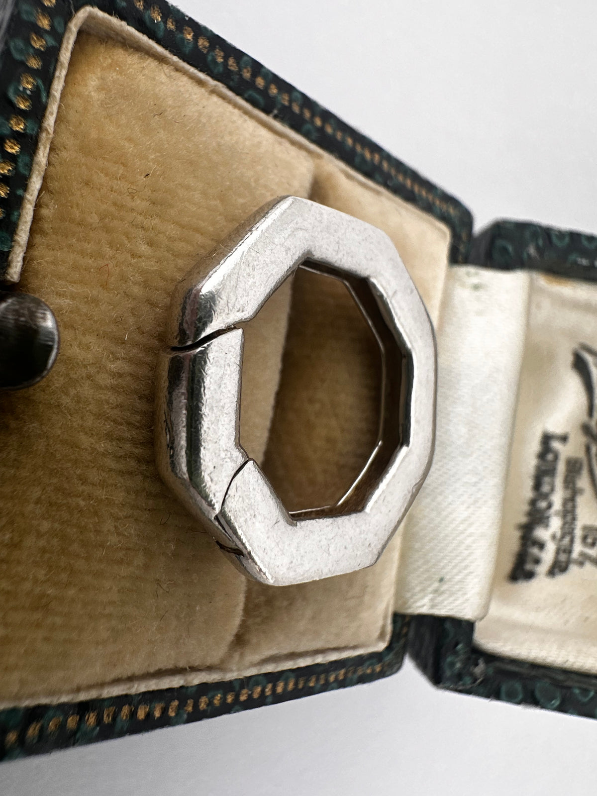 Sterling Silver Octagon connector
