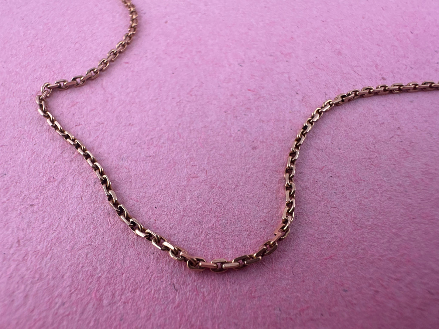 Vintage 9ct Gold Mini biker chain