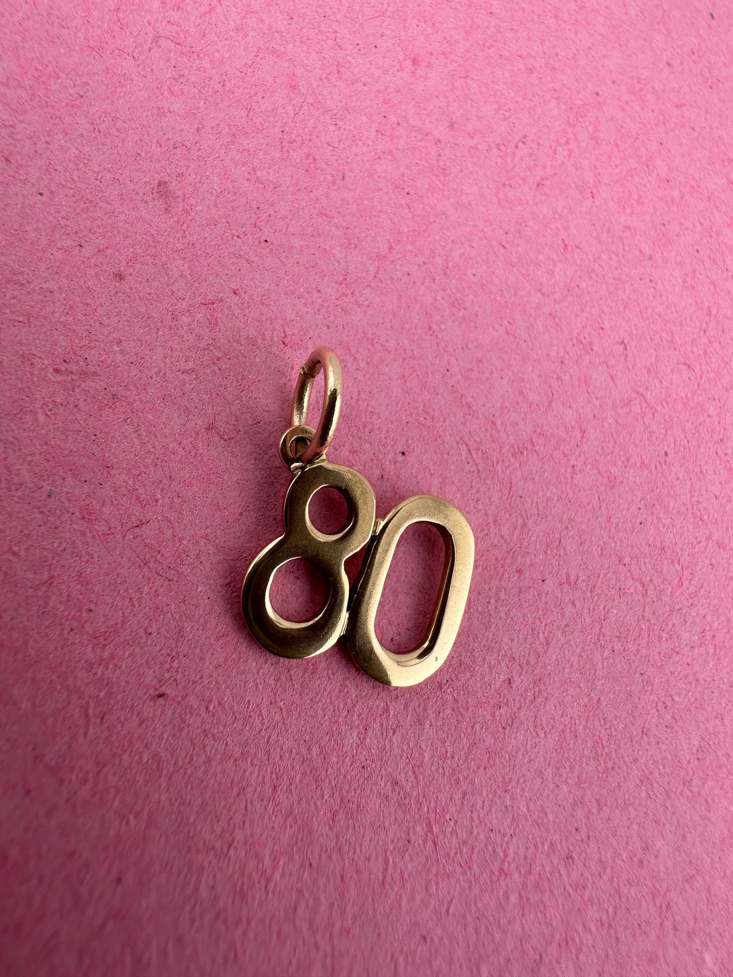 9ct Gold 80 Charm