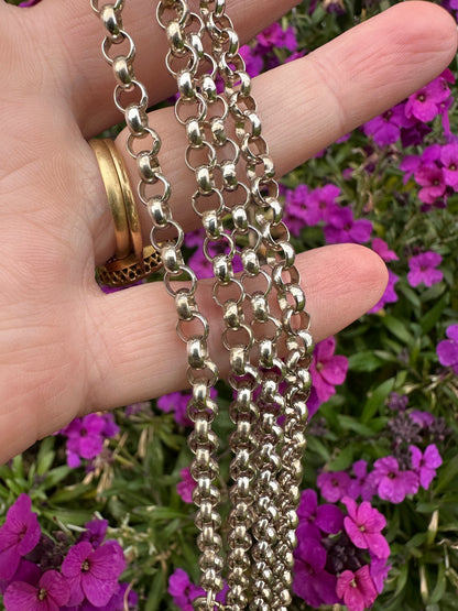 Sterling Silver Belcher/Rolo chain