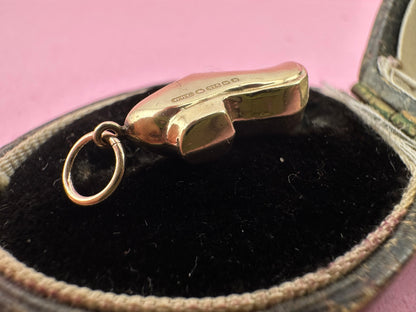 Vintage 9ct Gold Clog charm