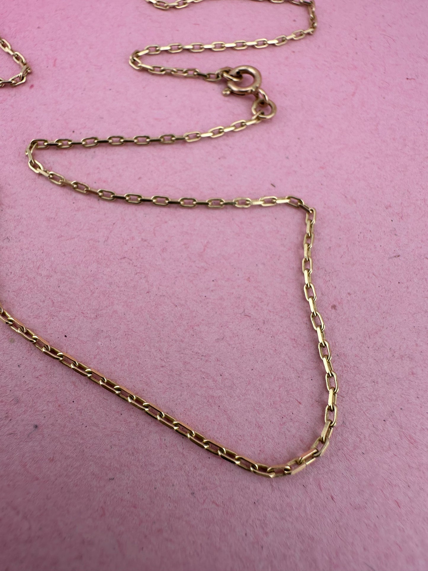 9ct Gold Mini Biker chain