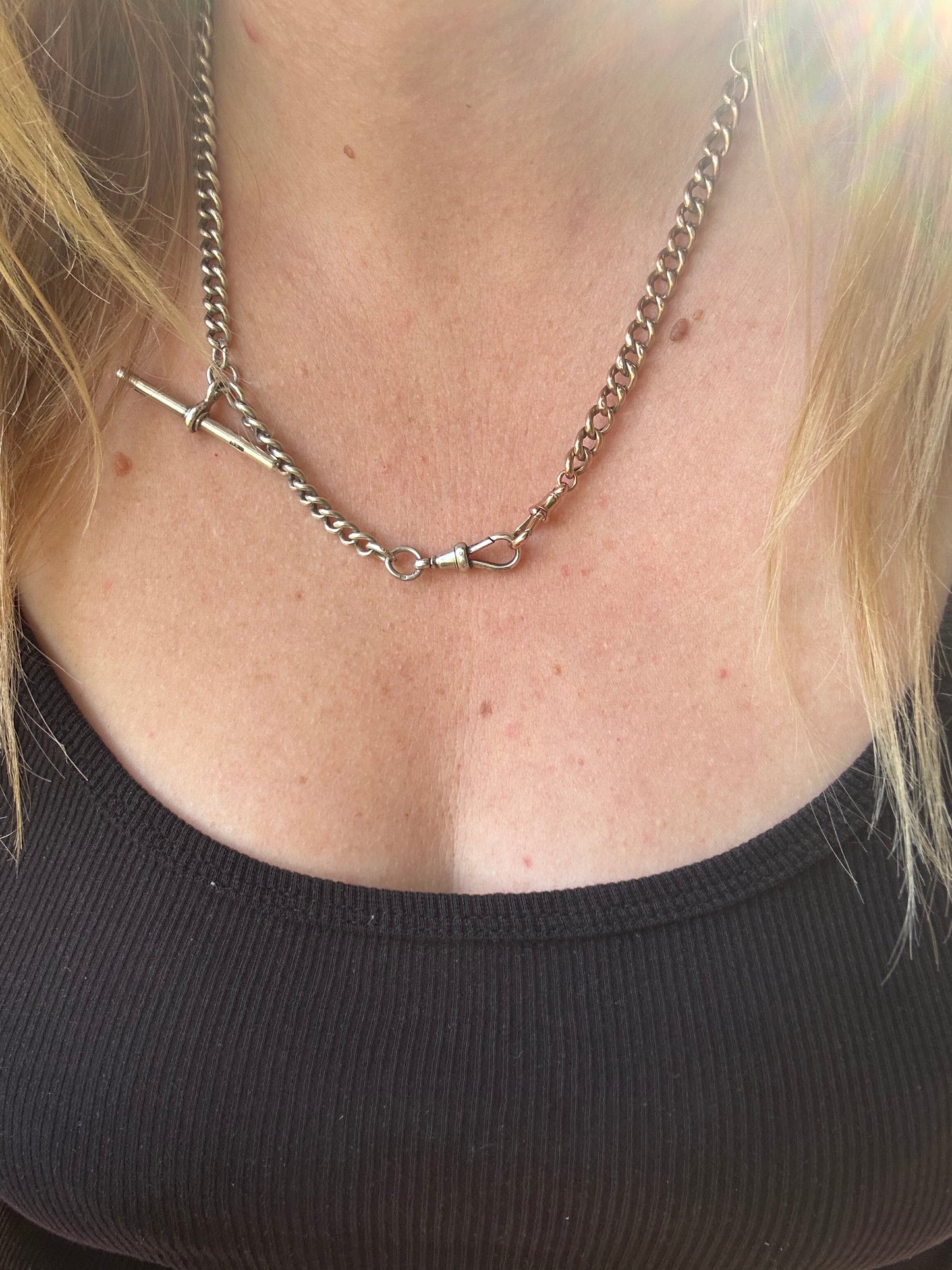 Antique 9ct Rose gold extender