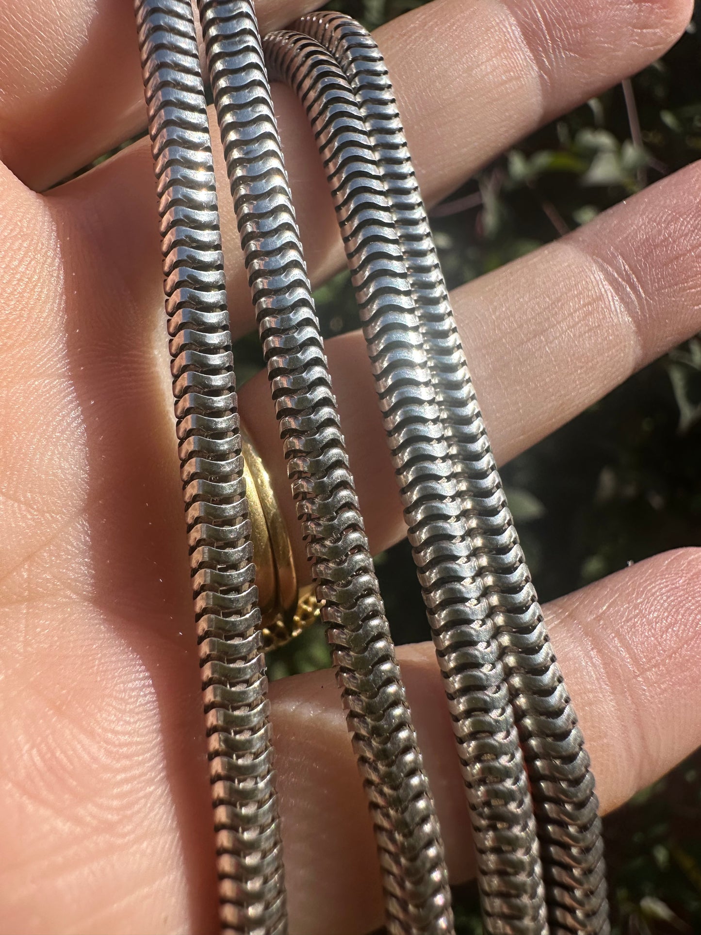 Sterling Silver Chunky Snake chain