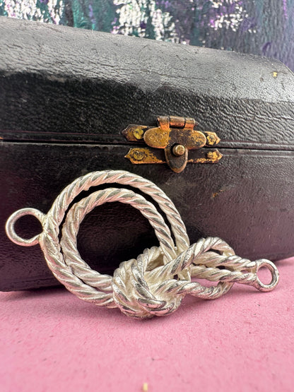 Sterling Silver Knot Claspless extender
