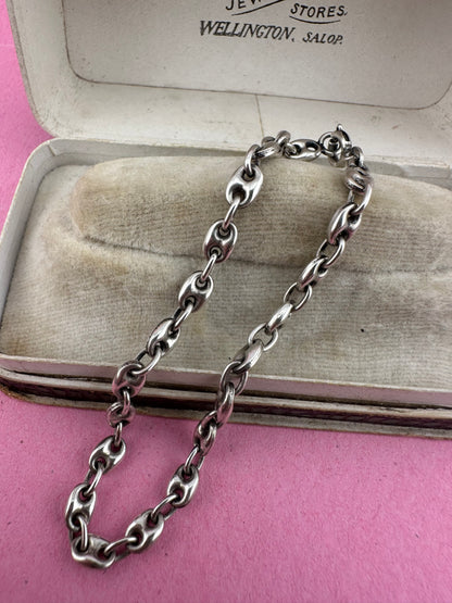 950 silver puffy mariner bracelet