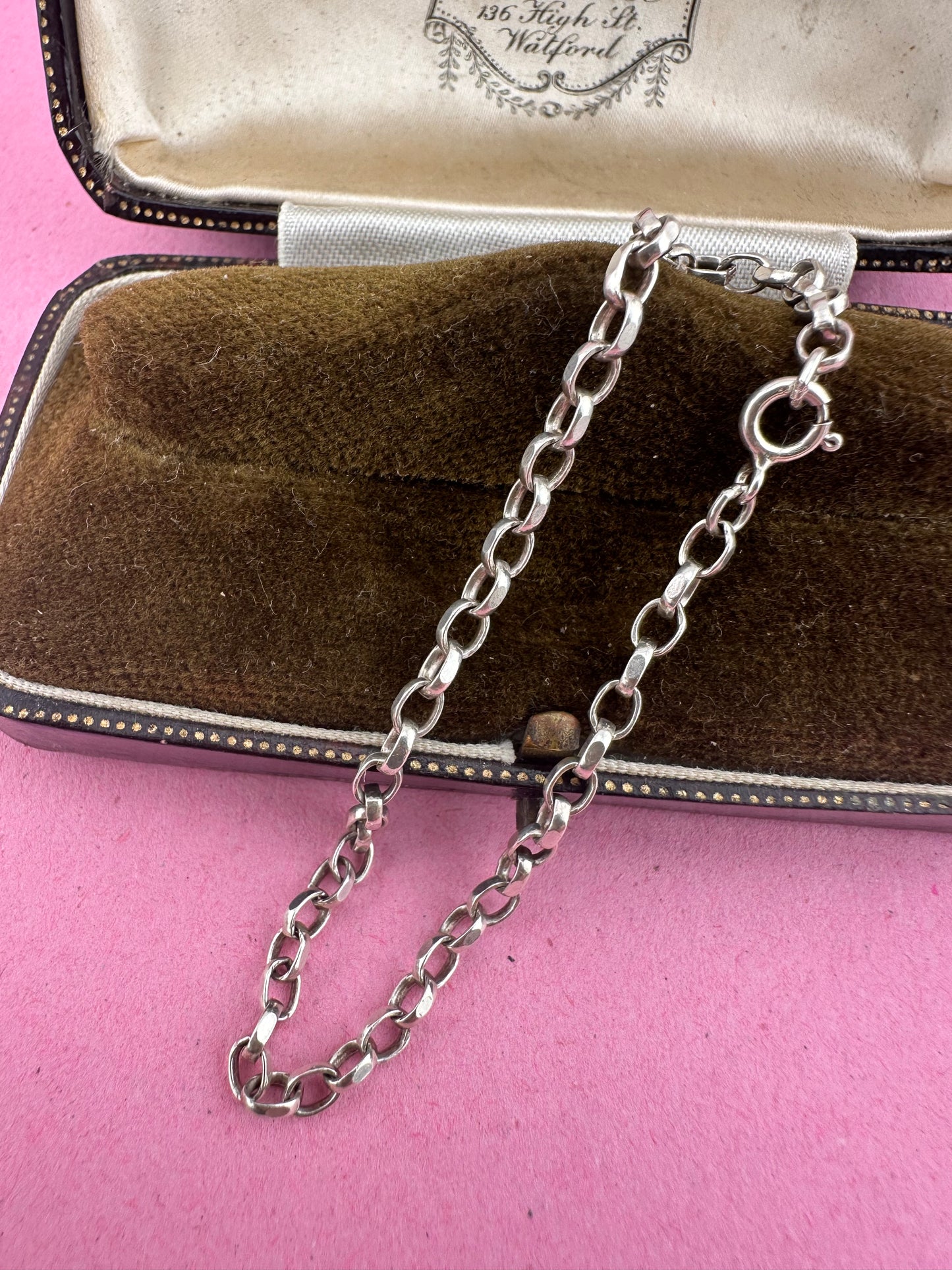 Sterling Silver Biker bracelet