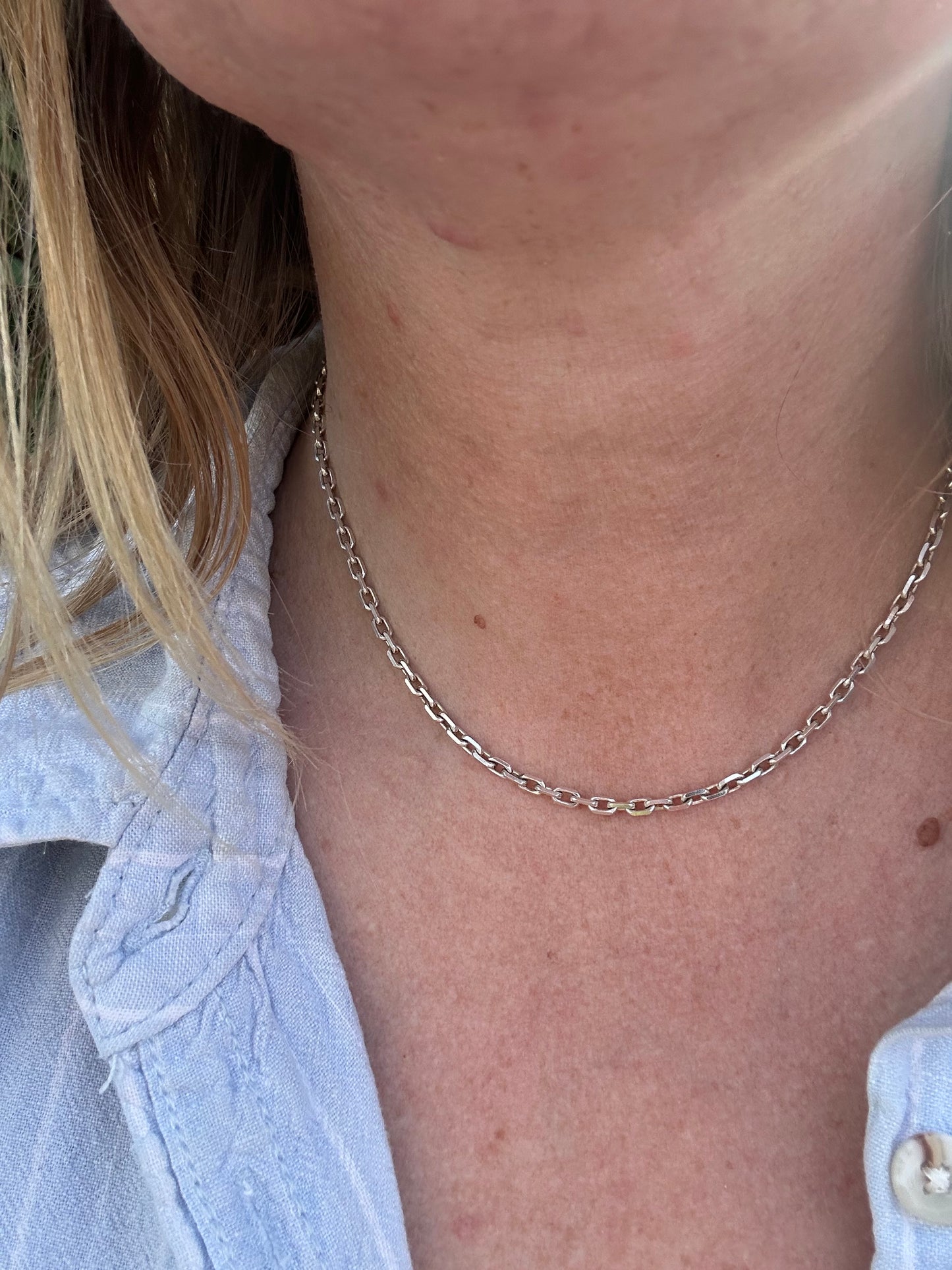 Balestra Sterling Silver Biker chain