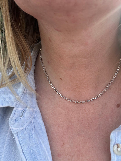 Balestra Sterling Silver Biker chain