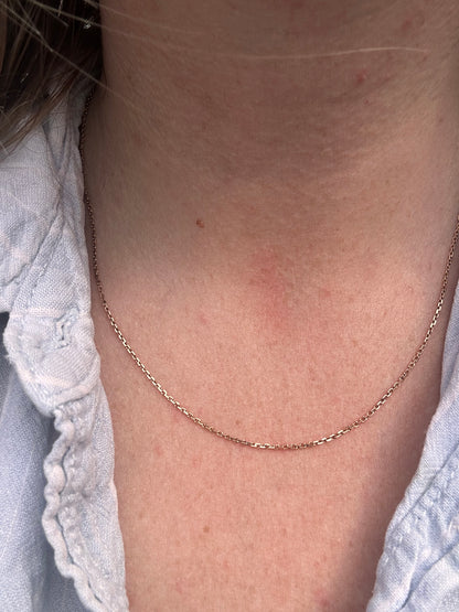 Vintage 9ct Gold Mini biker chain