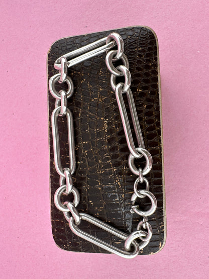 Vintage Sterling Silver Trombone bracelet