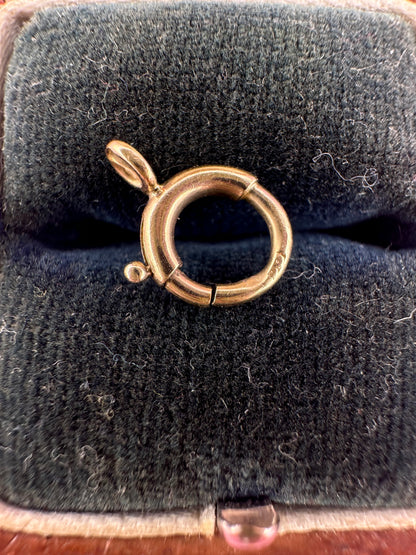 Antique 9ct gold bolt clasp