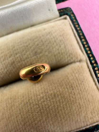 Antique 9ct Gold Dog clip