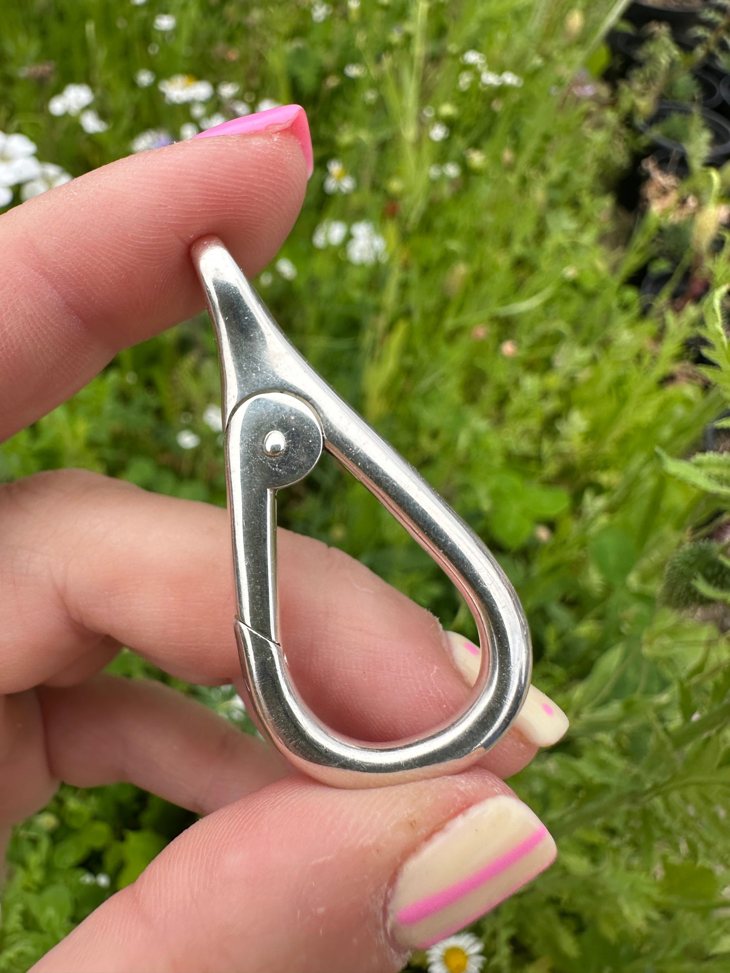 Sterling Silver Carabiner connector