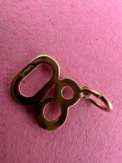 9ct Gold 80 Charm