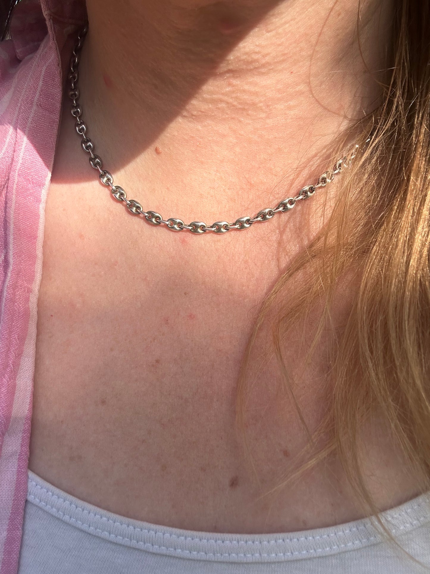 950 Silver Puffy Mariner Chain