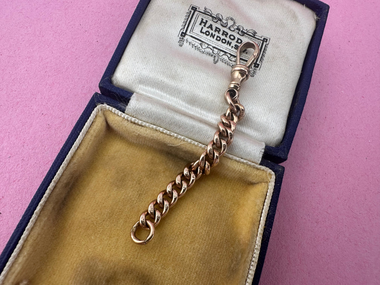 9ct Rose Gold Curb extender