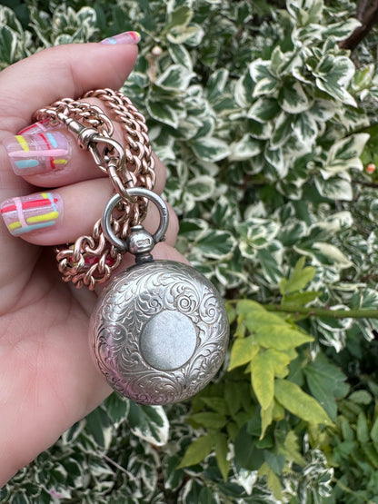 Sterling Silver Sovereign Holder fob