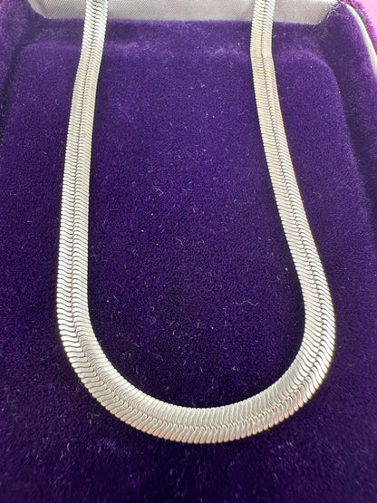 Sterling Silver Flat Herringbone chain