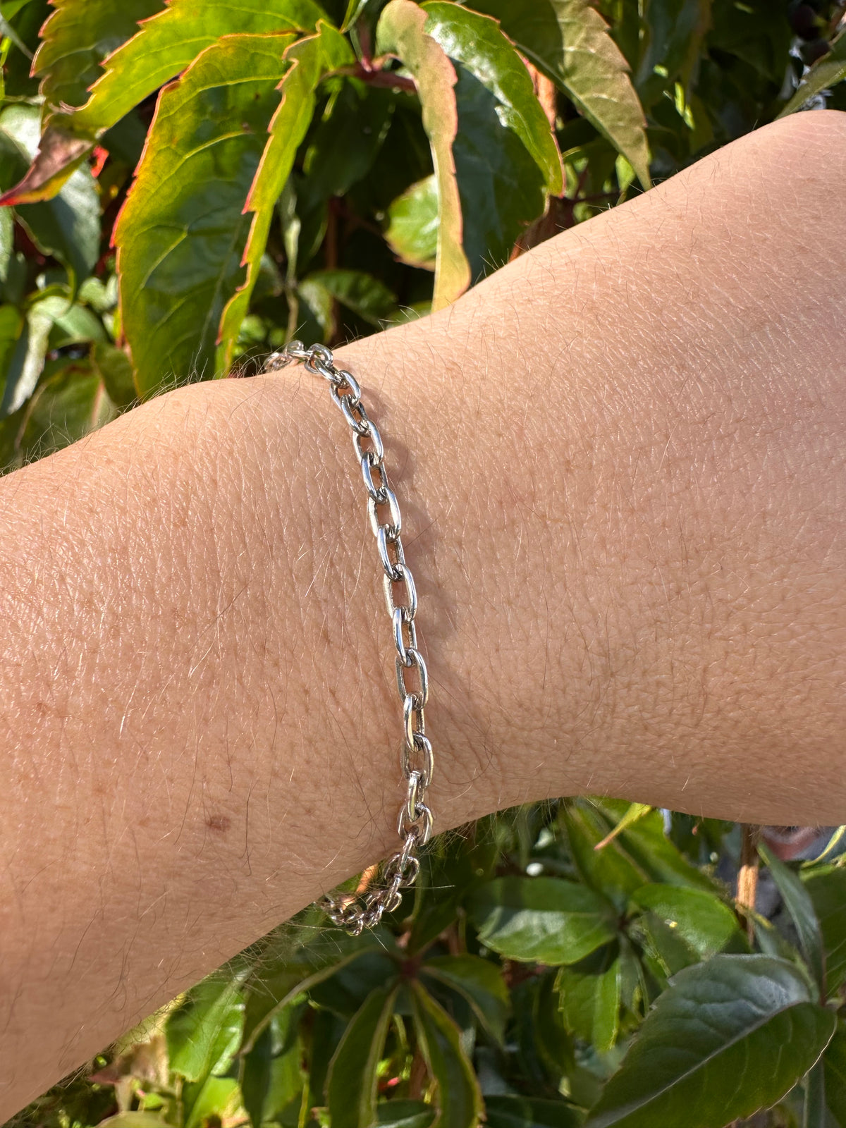Sterling silver Biker Bracelet