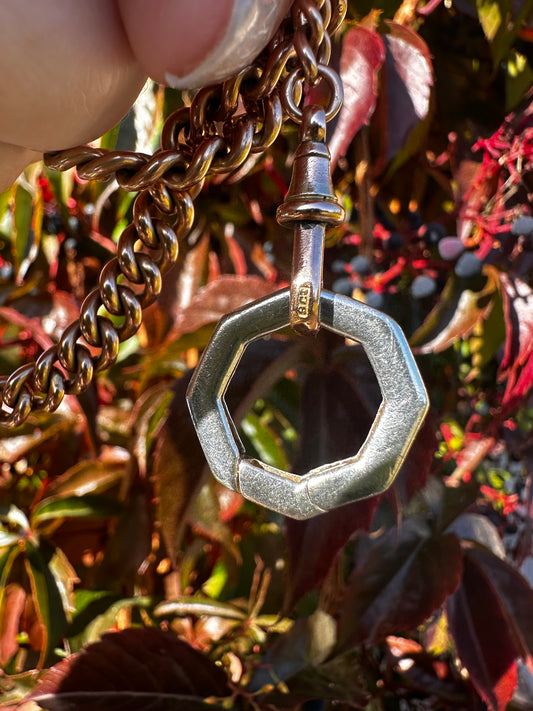 Sterling Silver Octagon connector