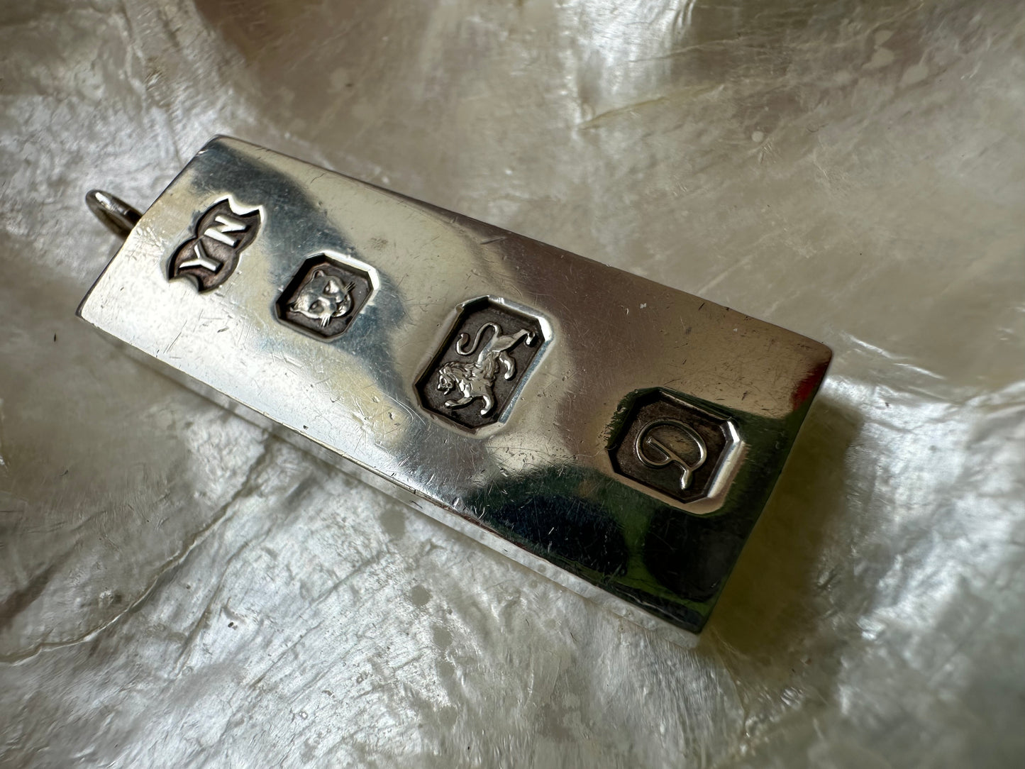 Silver Ingot Pendant 1978