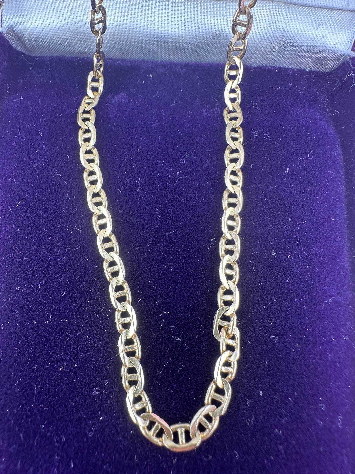 Vintage 9ct Gold Mariner chain
