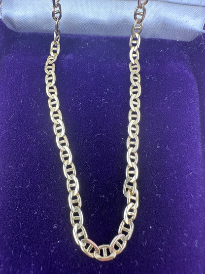 Vintage 9ct Gold Mariner chain