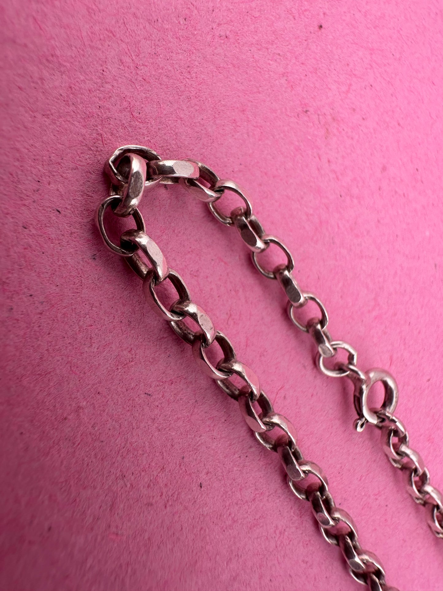 Sterling Silver Biker bracelet