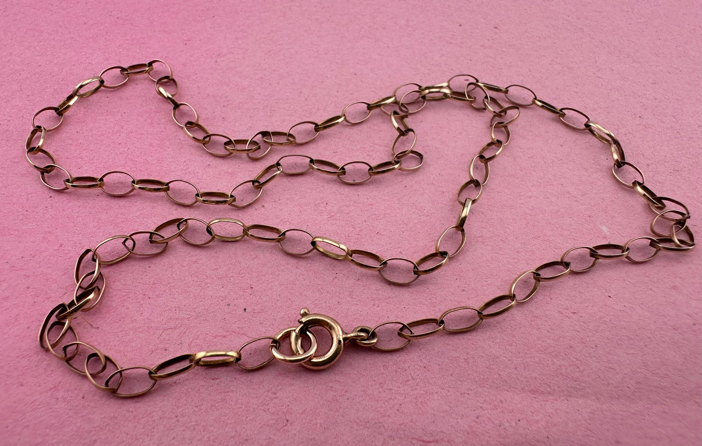 Vintage 9ct Gold Belcher chain