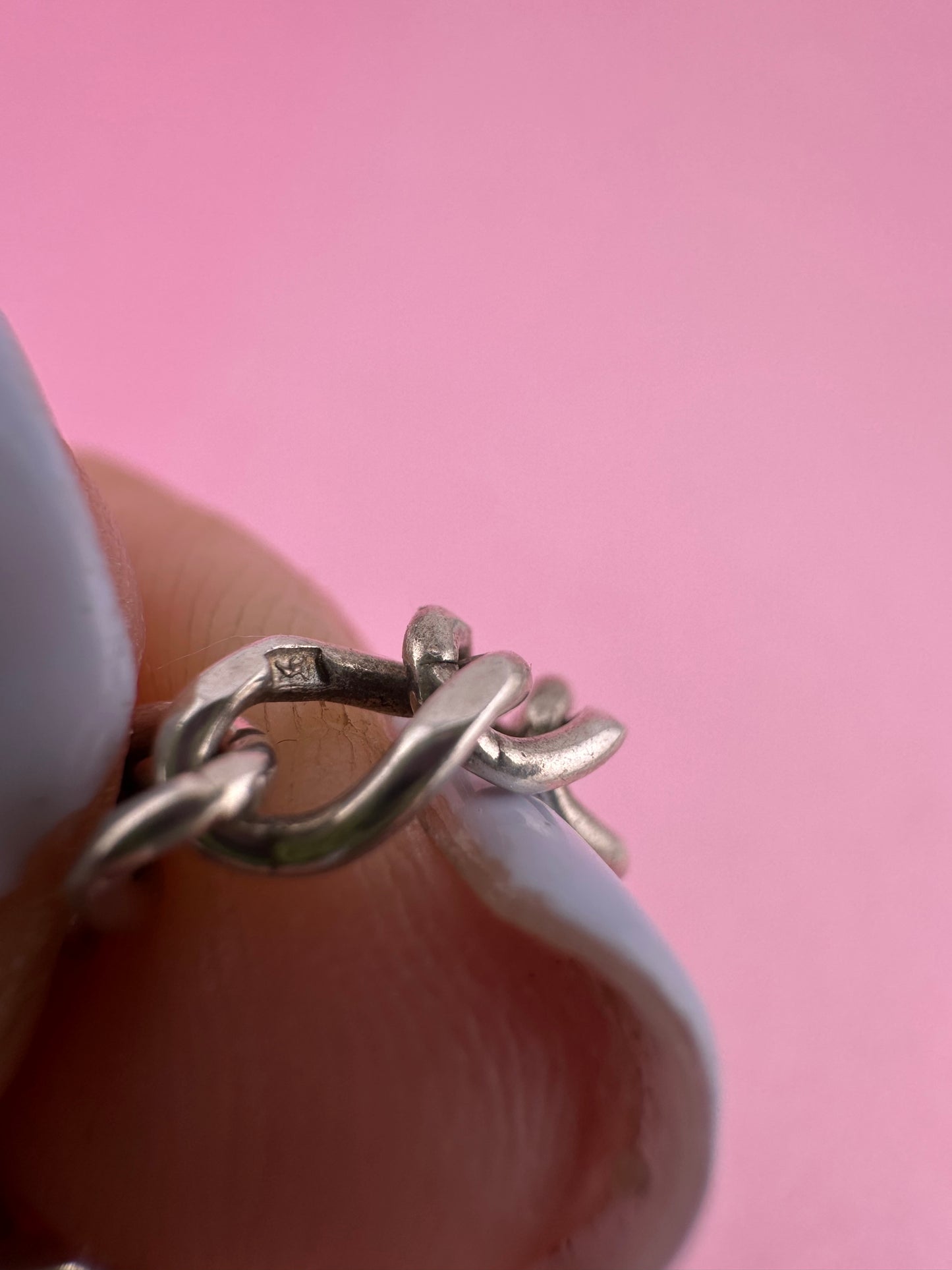 Sterling Silver Flat Curb Extender with Spring Ring clasp