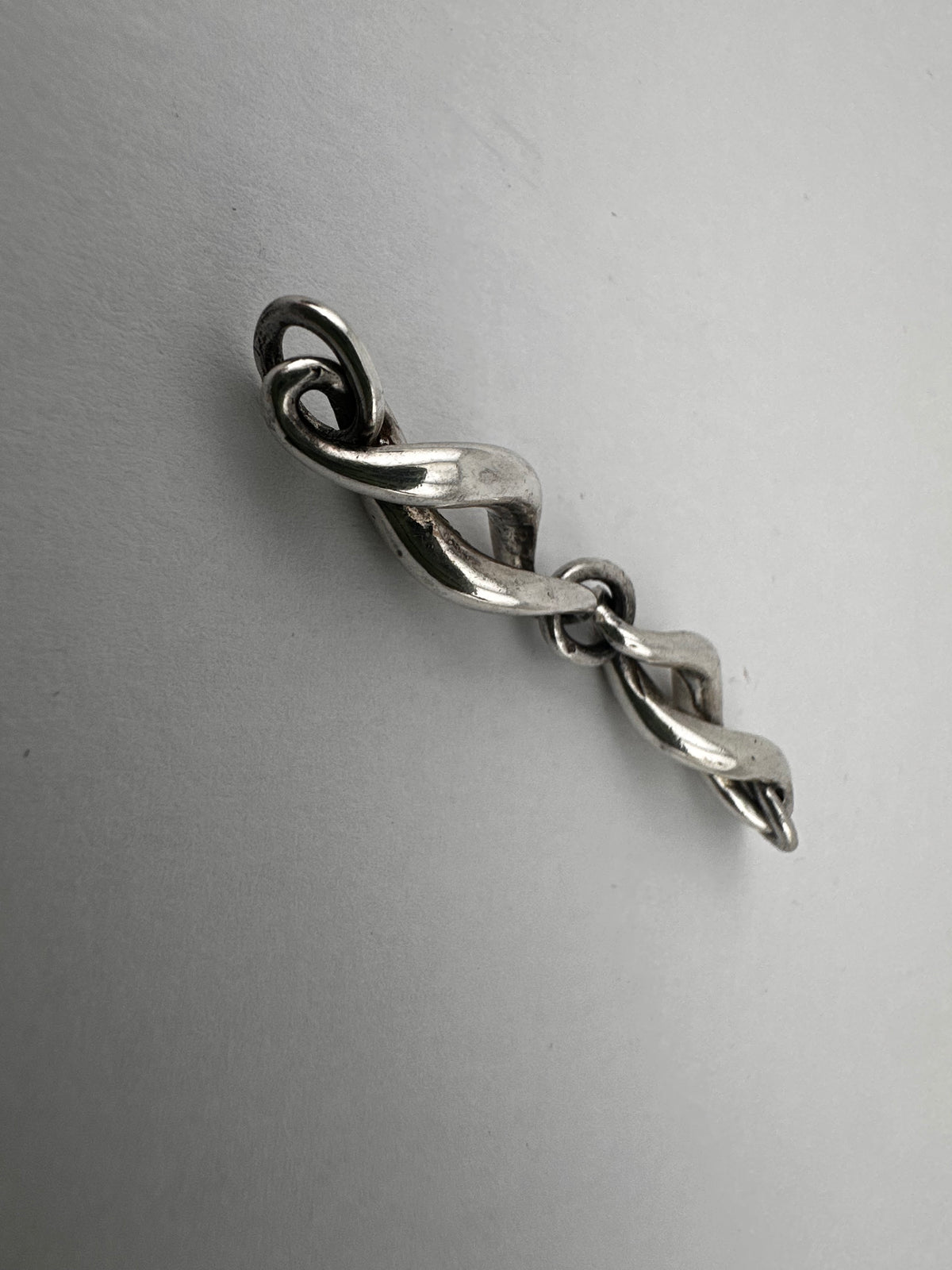 Sterling Silver twist extender- no clasps