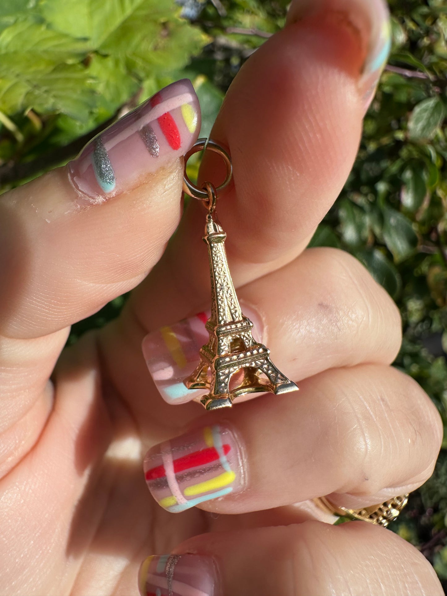 14ct Eiffel Tower charm