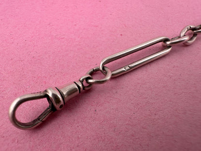 Sterling Silver Trombone Extender with dog clip