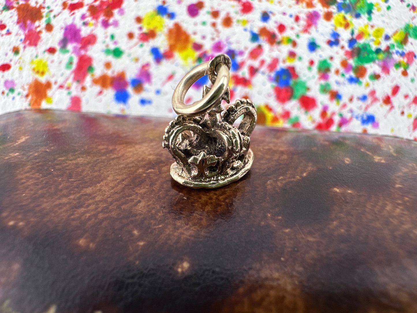 9ct Gold Crown Charm