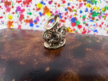 9ct Gold Crown Charm