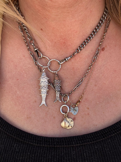 Sterling Silver Bolt clasp