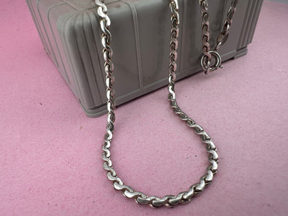 Vintage Sterling Silver S-Link chain