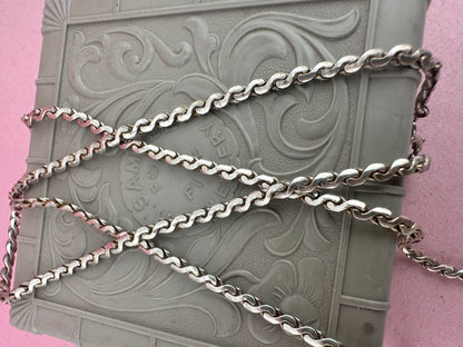 Vintage Sterling Silver S-Link chain
