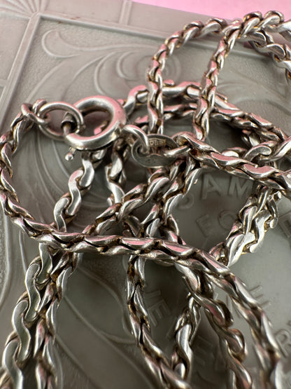 Vintage Sterling Silver S-Link chain