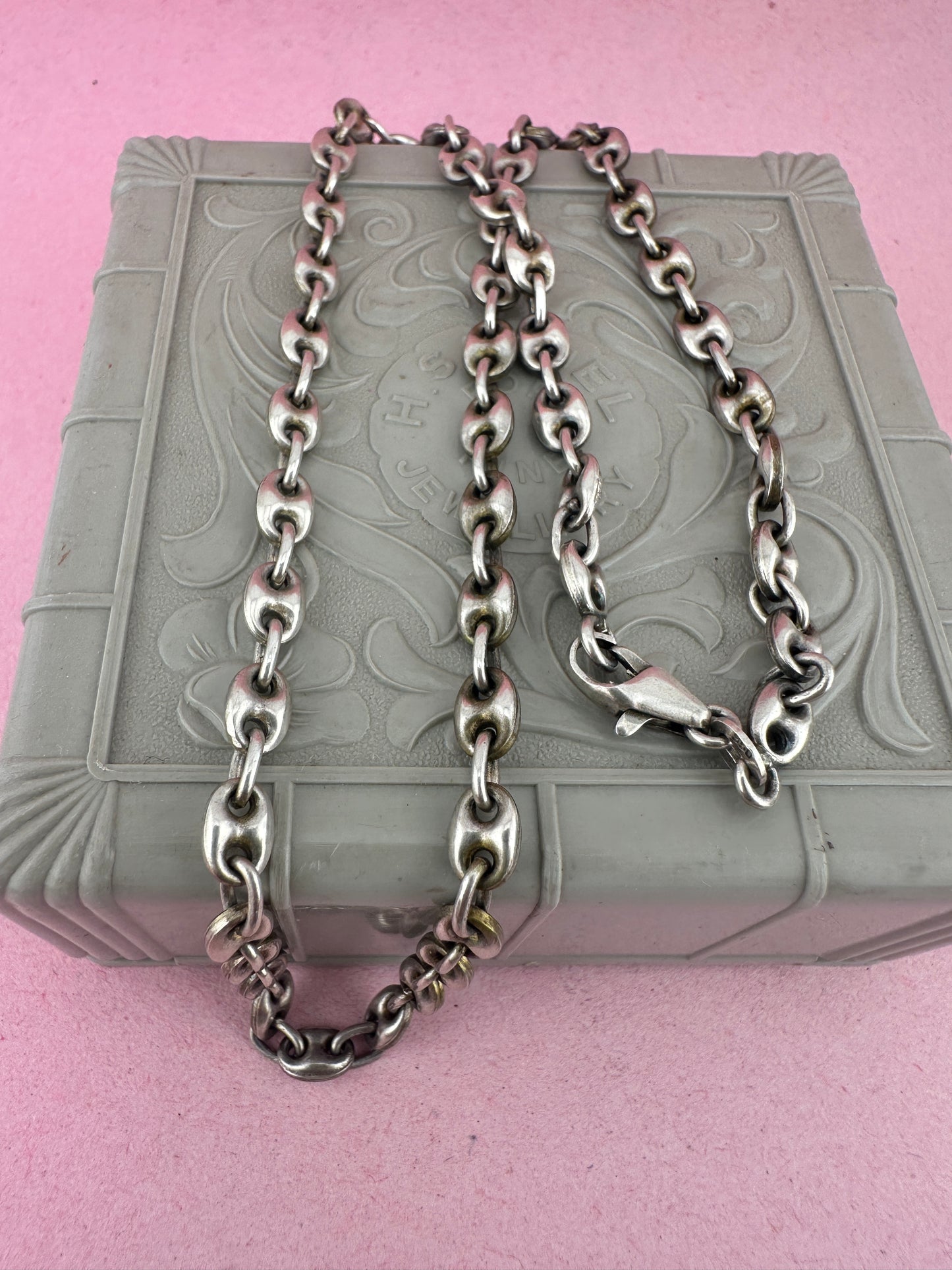 950 Silver Puffy Mariner Chain