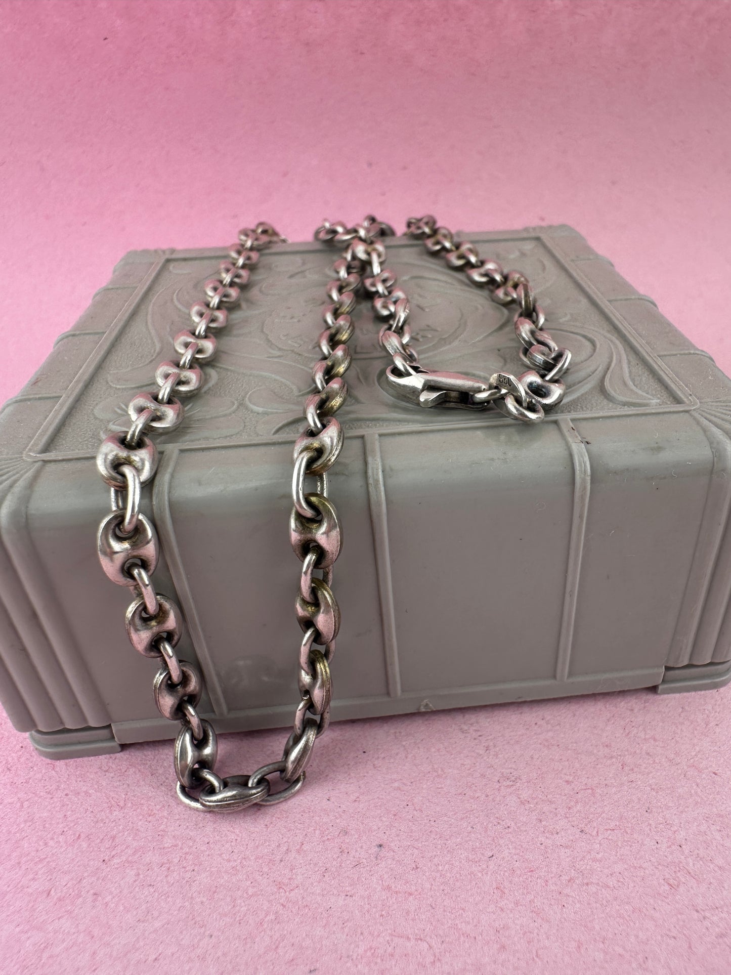 950 Silver Puffy Mariner Chain