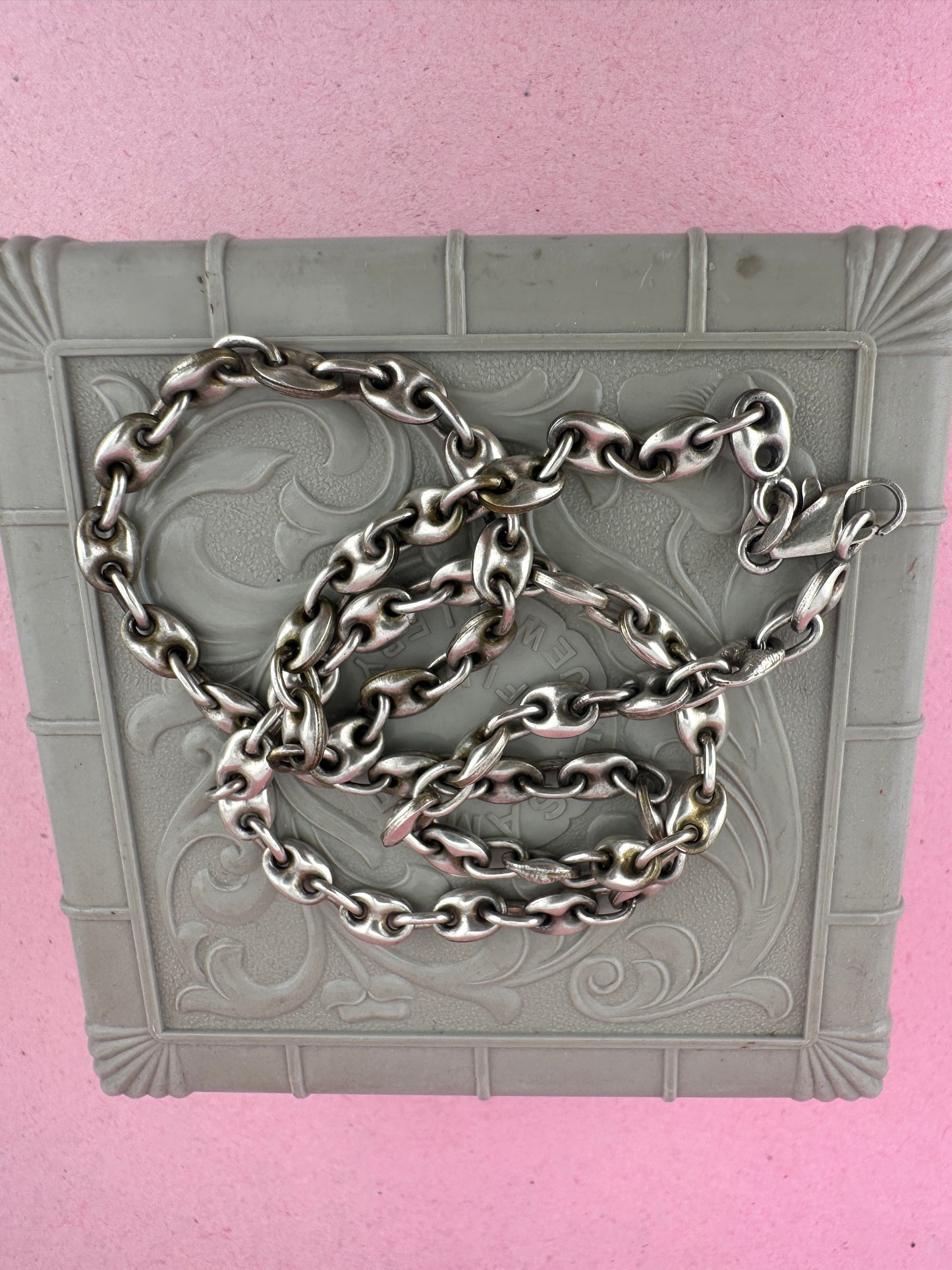 950 Silver Puffy Mariner Chain