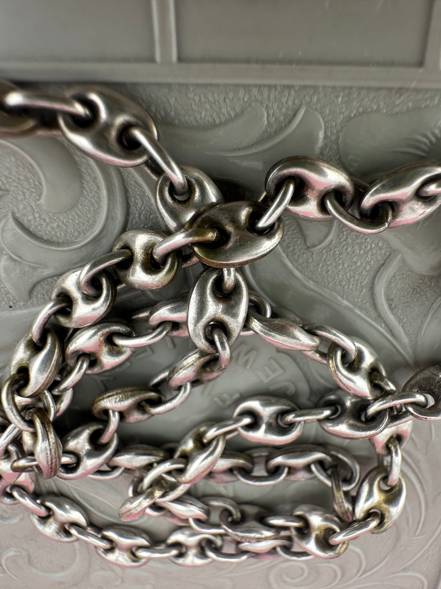 950 Silver Puffy Mariner Chain