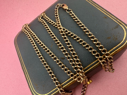 Vintage 9ct Gold Curb chain