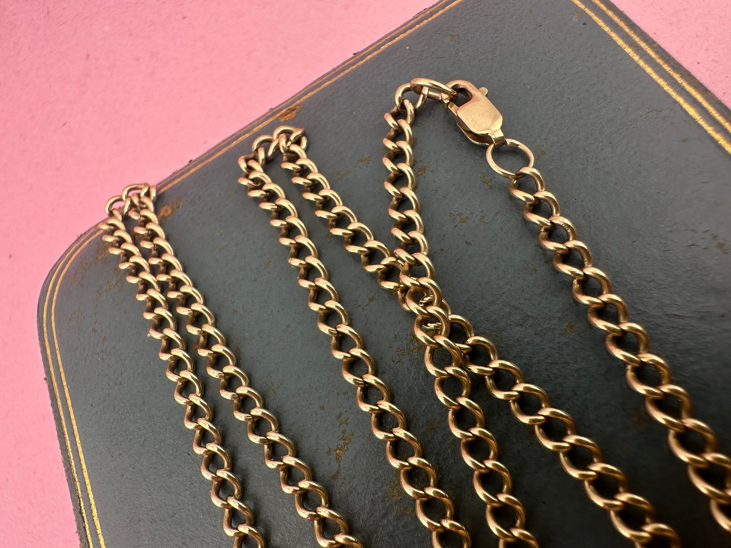 Vintage 9ct Gold Curb chain