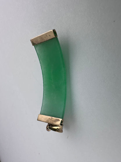 9ct Chinese Jade Pendant