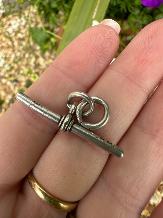 Antique Sterling Silver T-Bar